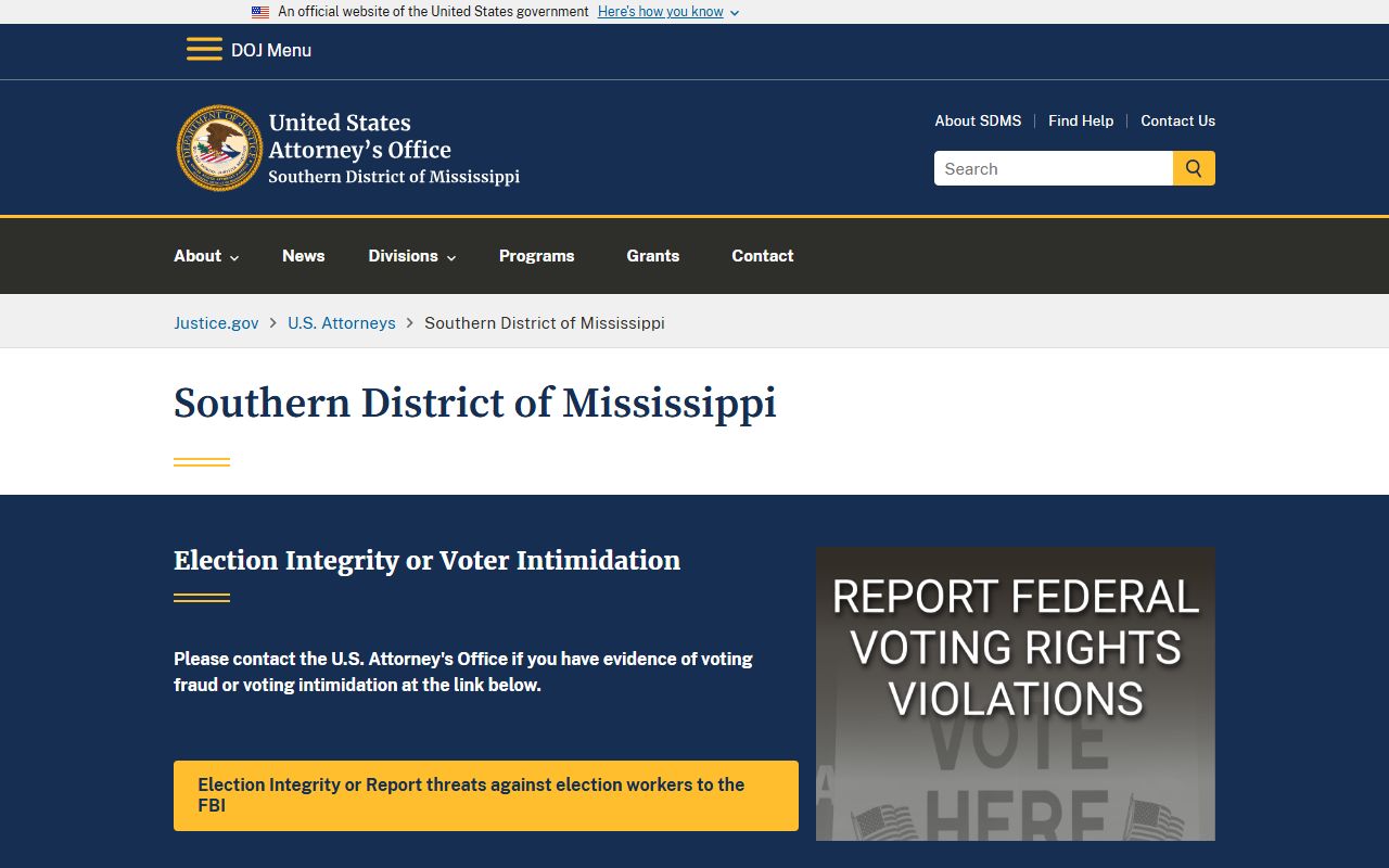 Rankin County criminal court records U.S. Attorney Southern District of Mississippi