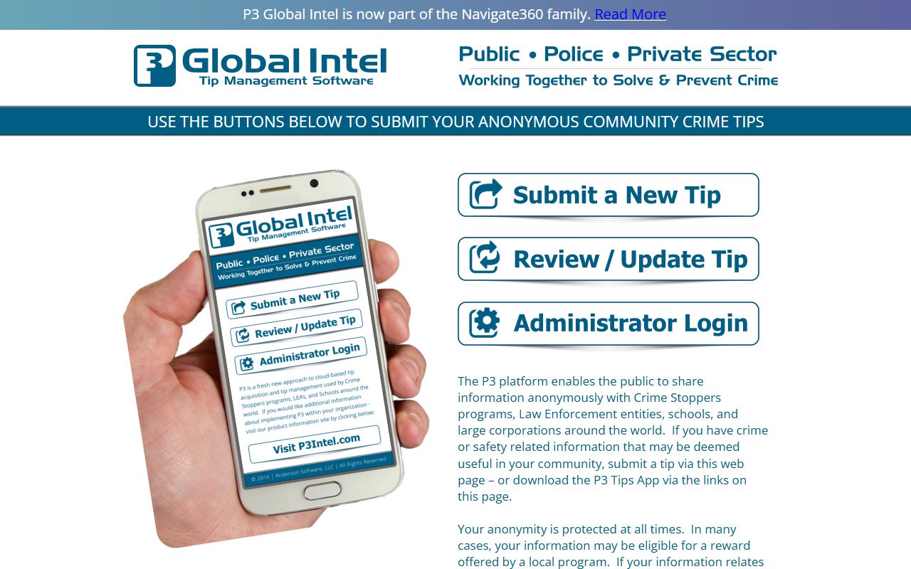 Rankin County traffic record search is separate from the P3 Tips anonymous reporting tool
